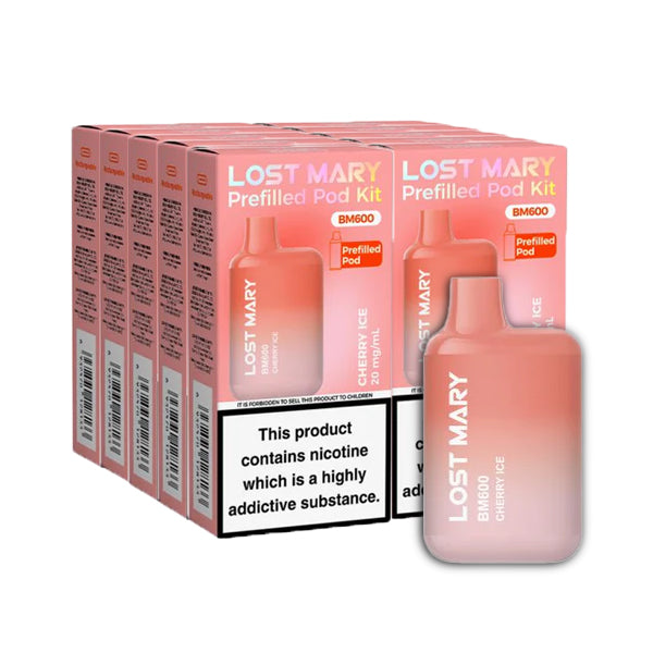 Cherry Ice 10 x Lost Mary BM600 Multipack