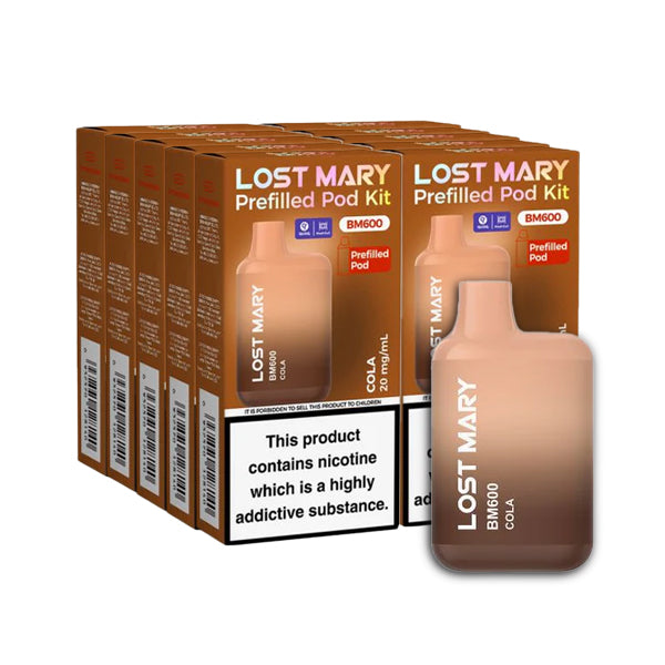 Cola 10 x Lost Mary BM600 Multipack