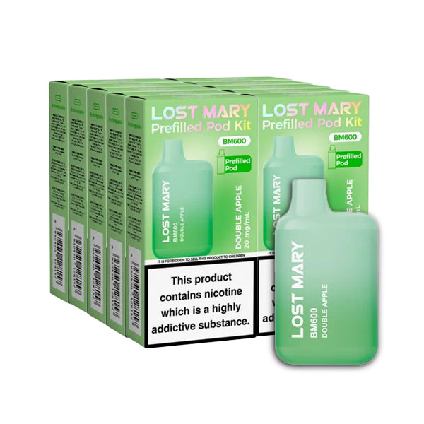 Double Apple 10 x Lost Mary BM600 Multipack