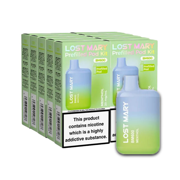 Menthol 10 x Lost Mary BM600 Multipack