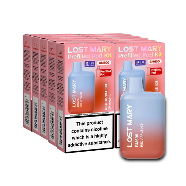 Red Apple Ice 10 x Lost Mary BM600 Multipack