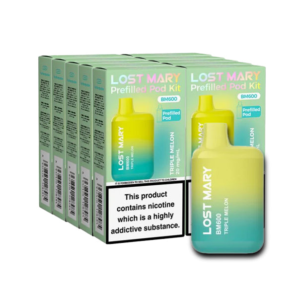 Triple Melon 10 x Lost Mary BM600 Multipack
