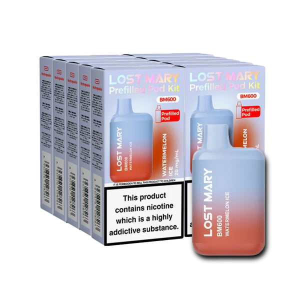 Watermelon Ice 10 x Lost Mary BM600 Multipack