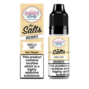 Vanilla Tart Dinner Lady Nic Salt