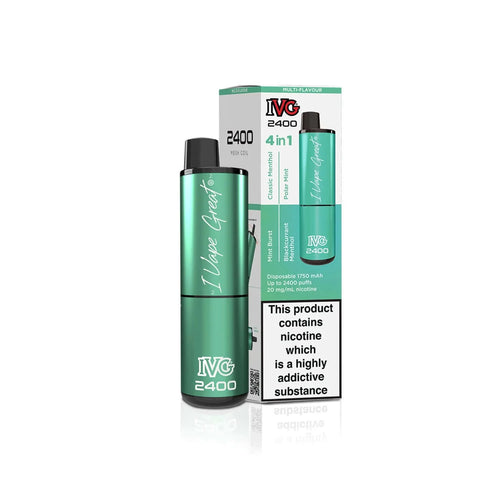 IVG 2400 4 in 1 (Multi-Flavour) Menthol Edition