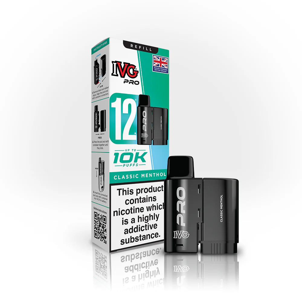 Classic Menthol IVG Pro 12 Pod