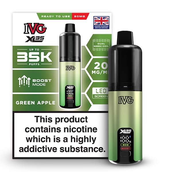 Green Apple IVG XL35 Prefilled Pod Kit
