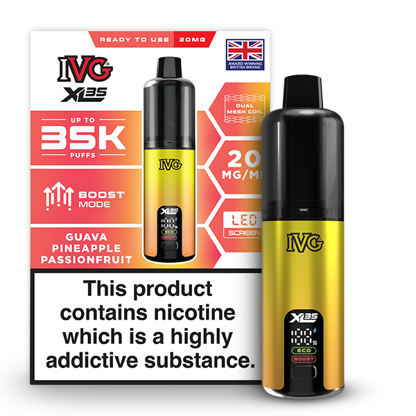 Guava Pineapple Passionfruit IVG XL35 Prefilled Pod Kit