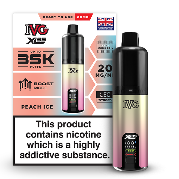 Peach Ice IVG XL35 Prefilled Pod Kit