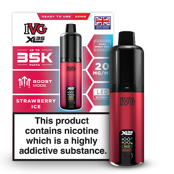 Strawberry Ice IVG XL35 Prefilled Pod Kit