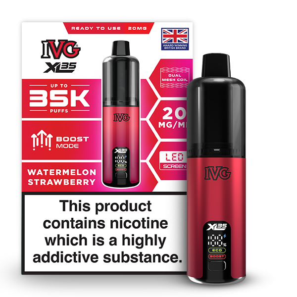 Watermelon Strawberry IVG XL35 Prefilled Pod Kit