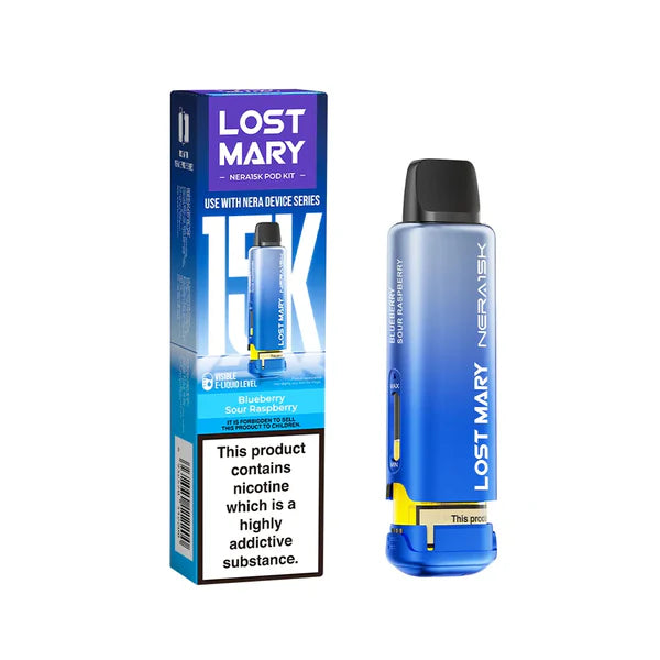 Blueberry Sour Raspberry Lost Mary Nera 15K Pod