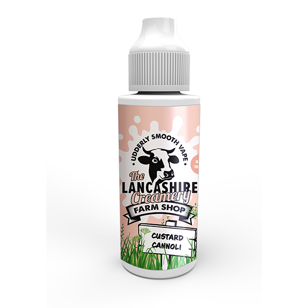 Farm Shop Custard Cannoli The Lancashire Creamery 100ml Shortfills