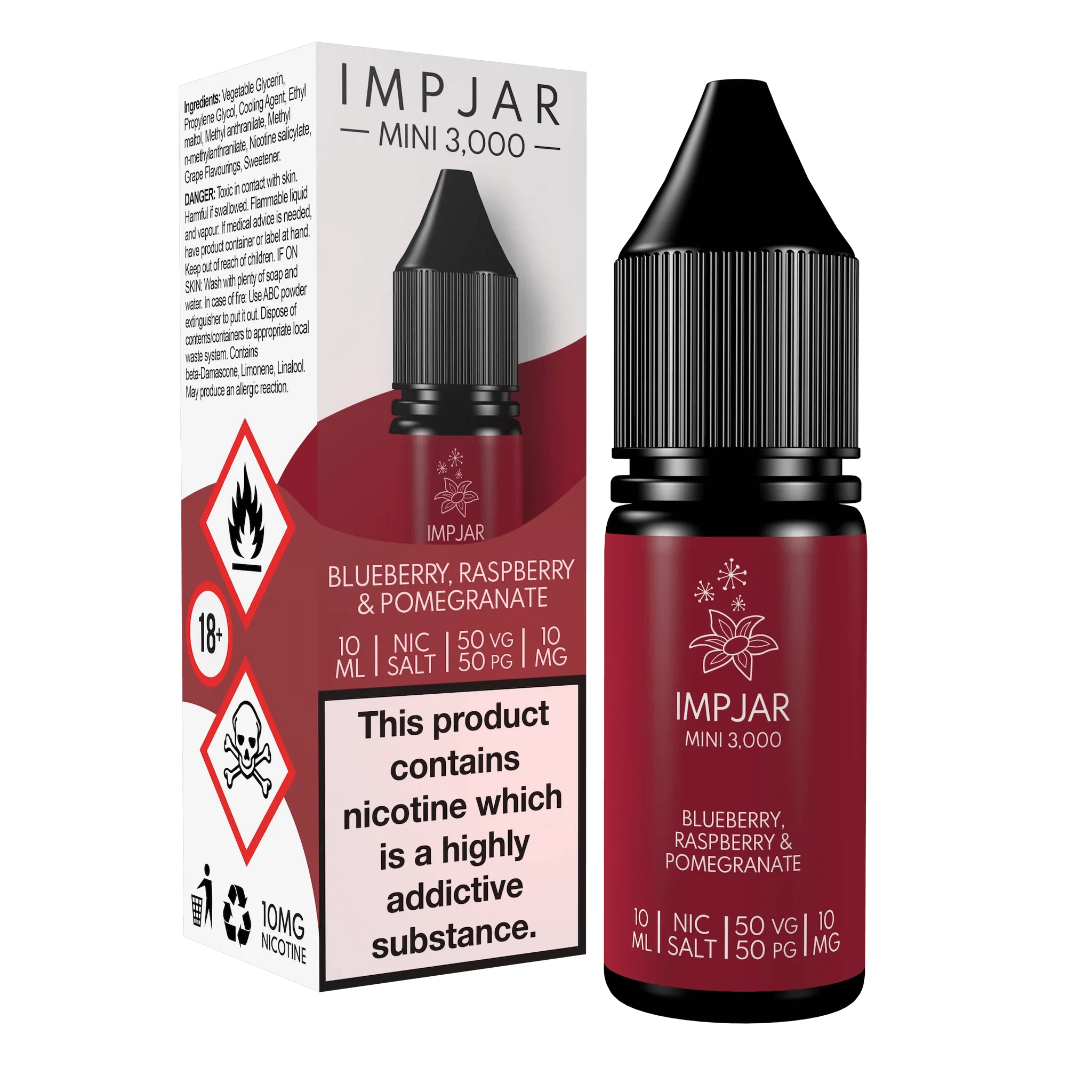 Blueberry Raspberry Pomegranate Imp Jar Nic Salt