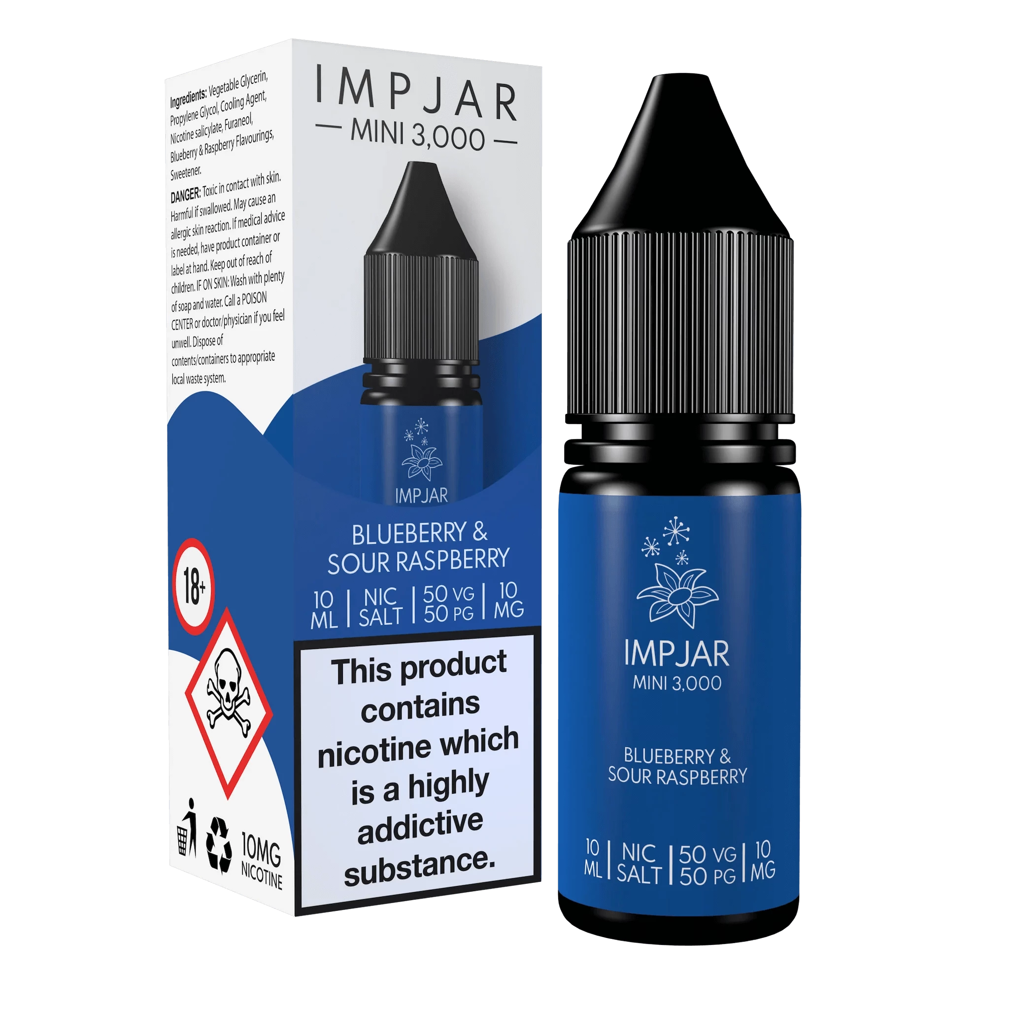 Blueberry Sour Raspberry Imp Jar Nic Salt