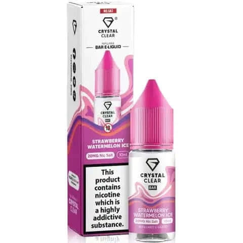 Crystal Clear Strawberry Watermelon Ice Nic Salt