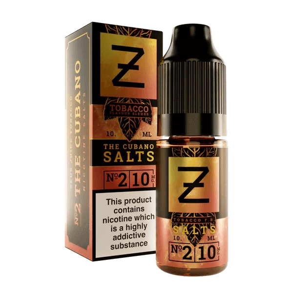 Cubano Tobacco Nic Salt E-liquid by Zeus Juice