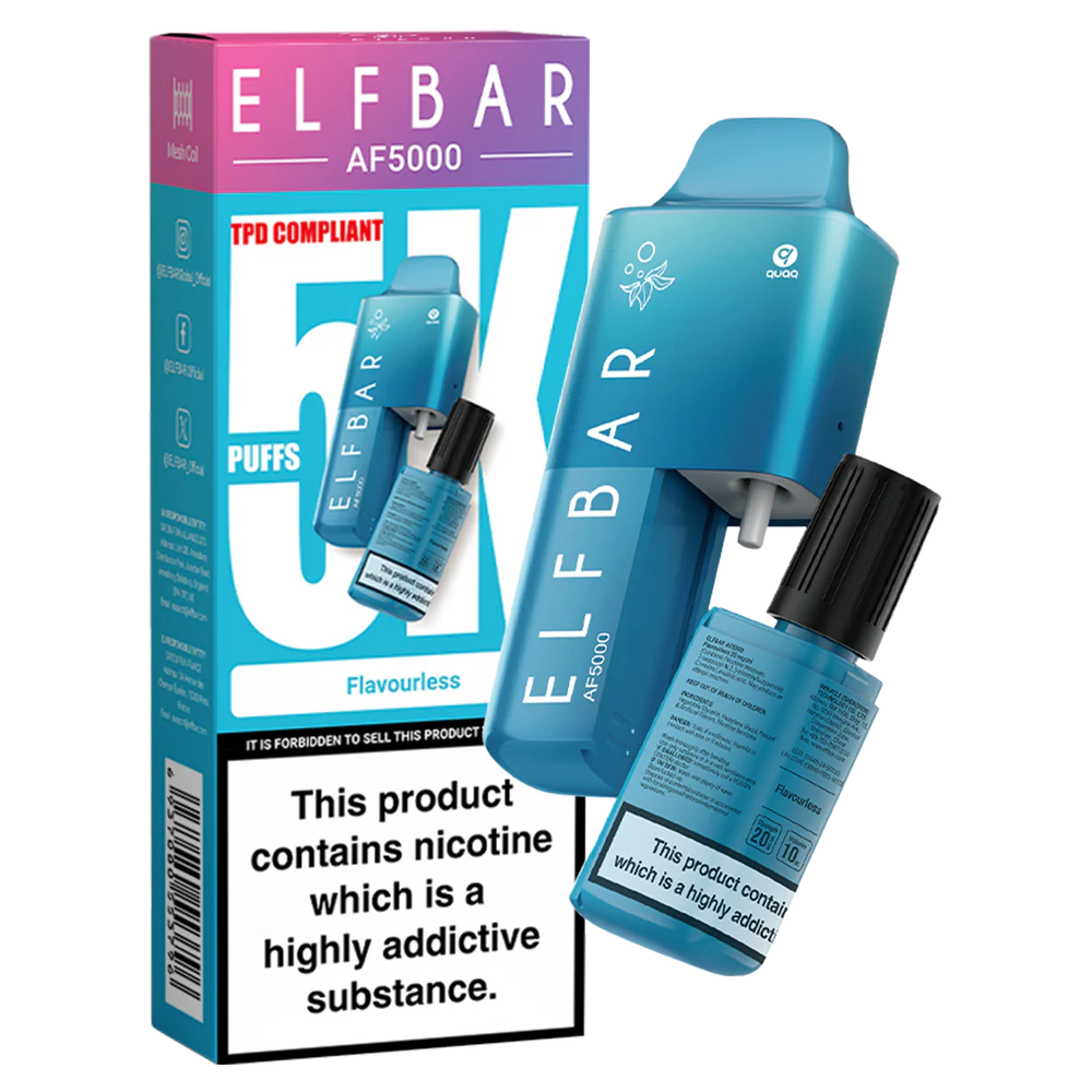 Flavourless Elf Bar AF5000 Disposable Vape