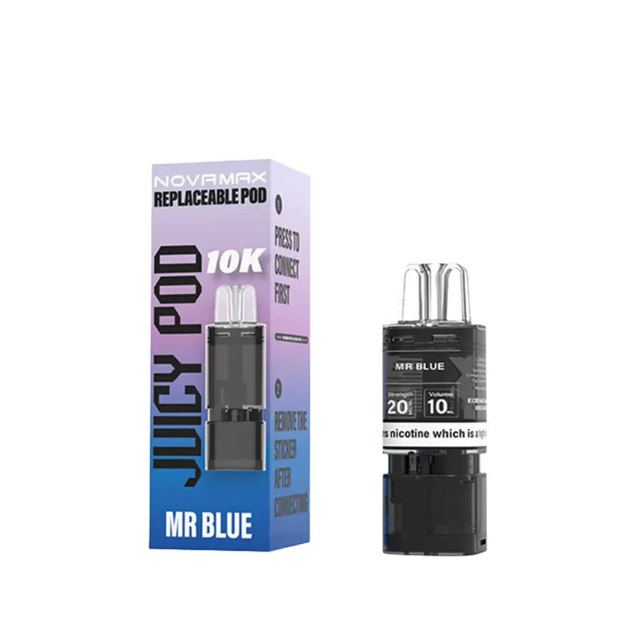 Mr Blue Juicy Pod NovaMax 10K Pod