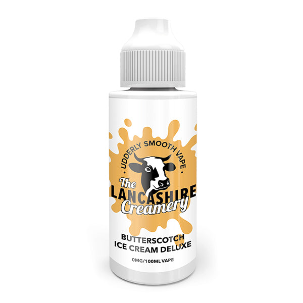 Butterscotch Ice Cream Deluxe The Lancashire Creamery 100ml Shortfills