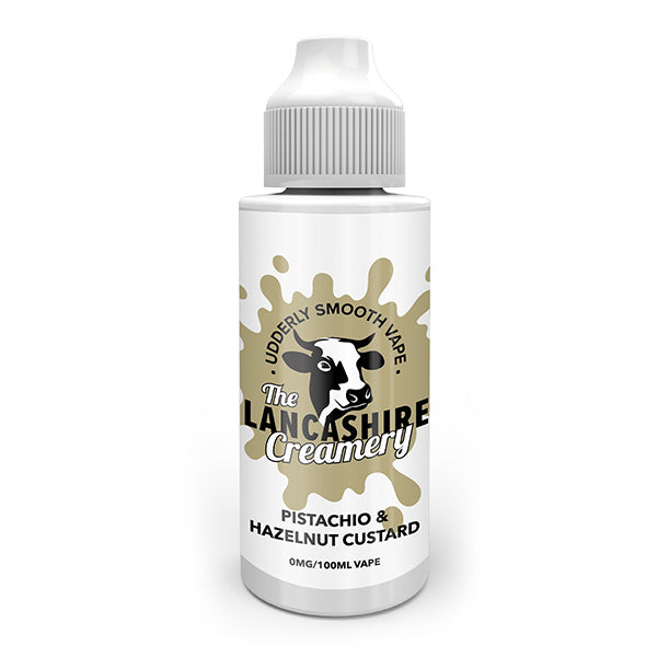 Pistachio & Hazelnut Custard The Lancashire Creamery 100ml Shortfills