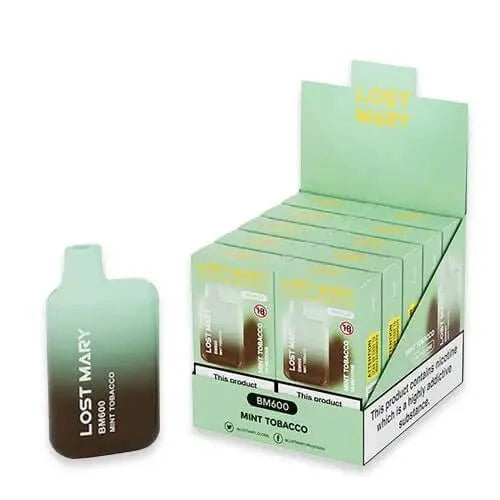Mint Tobacco 10 x Lost Mary BM600 Multipack