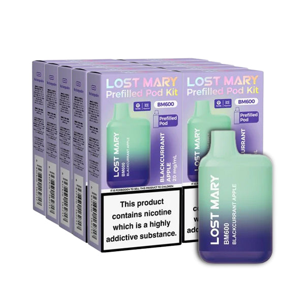 Blackcurrant Apple 10 x Lost Mary BM600 Multipack