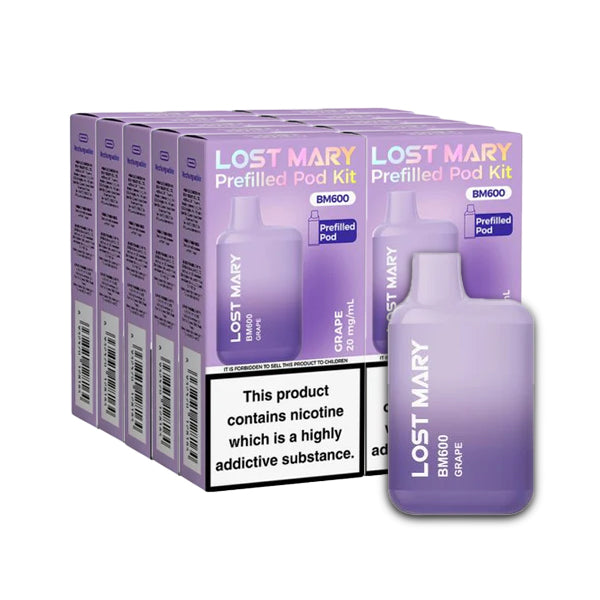 Grape 10 x Lost Mary BM600 Multipack