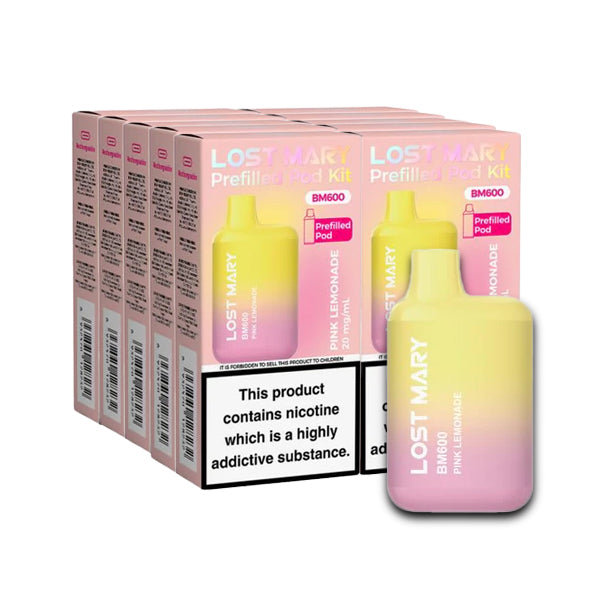 Pink Lemonade 10 x Lost Mary BM600 Multipack