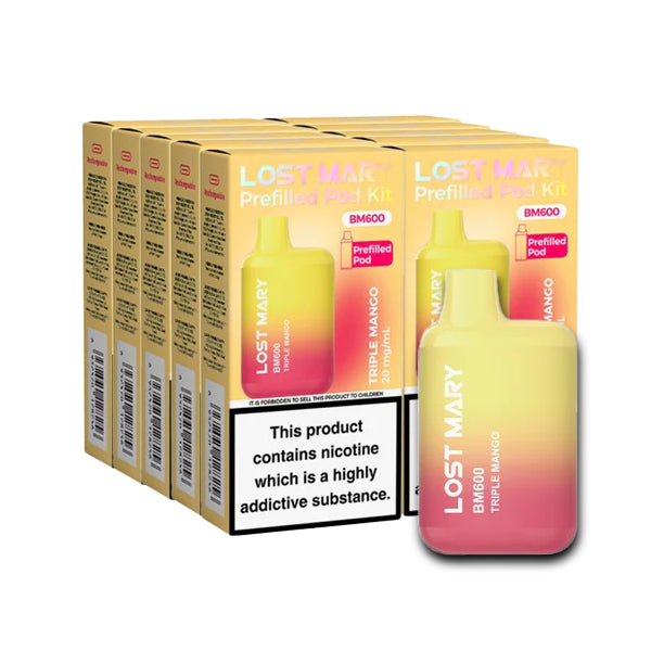 Triple Mango 10 x Lost Mary BM600 Multipack