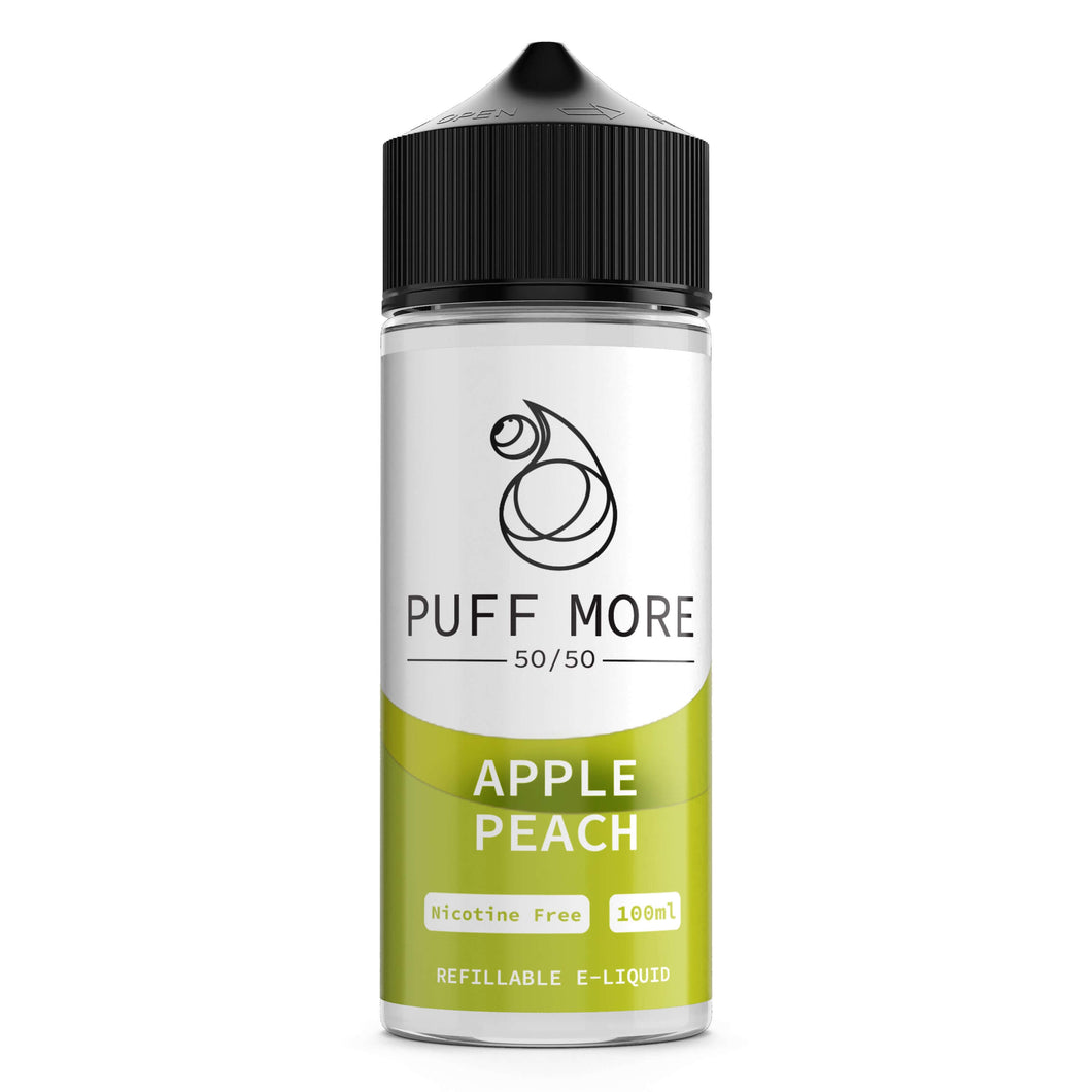 Apple Peach Vape Juice by Puff More