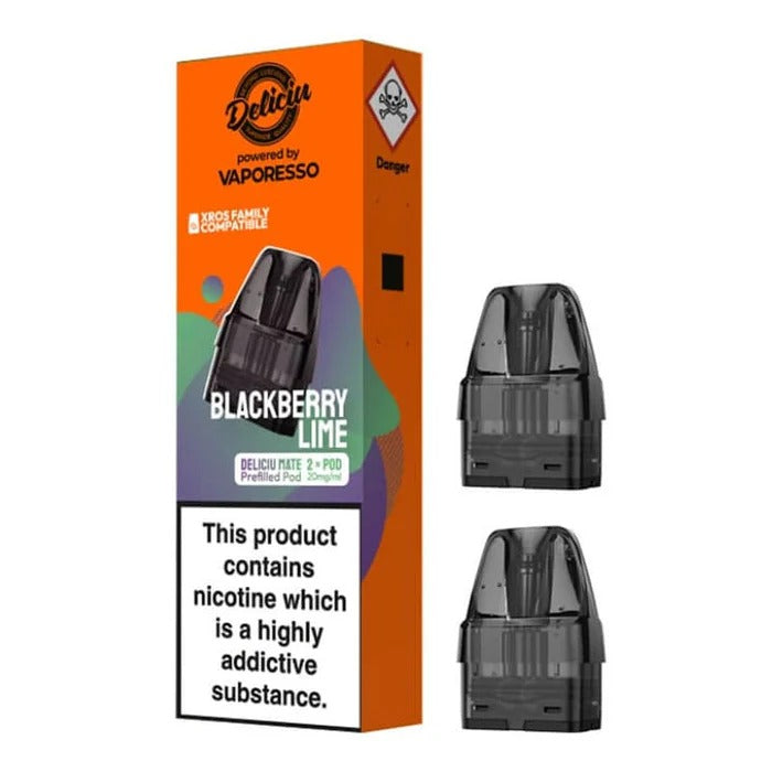 Blackberry Lime Prfilled Pod By Vaporesso Deliciu Mate