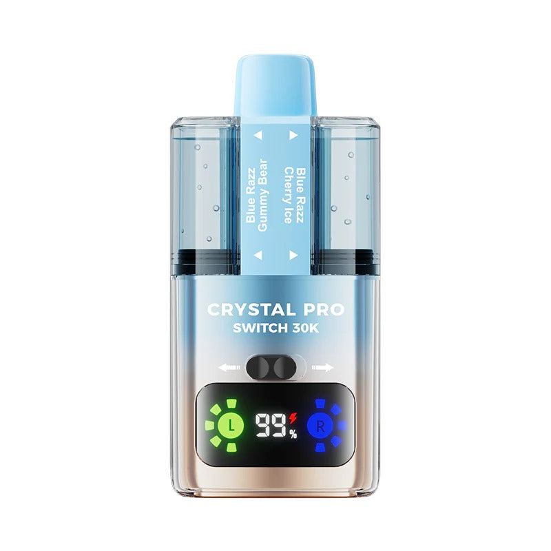 Blue Razz Gummy Bear/Blue Razz Cherry Ice Crystal Pro Switch 30k Pod Kit