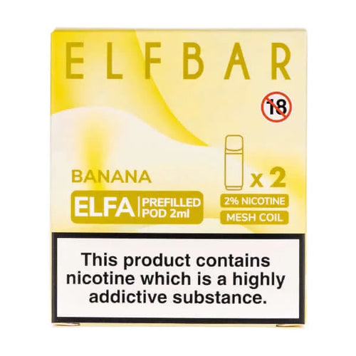 Banana Elfa Pods by Elf Bar