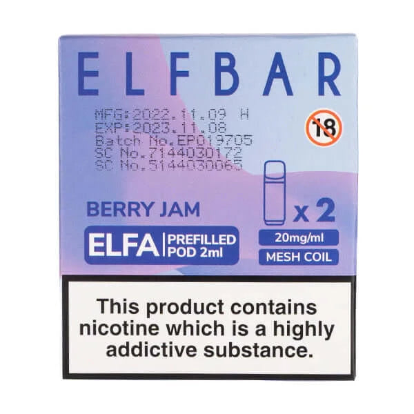 Berry Jam Elfa Pods by Elf Bar