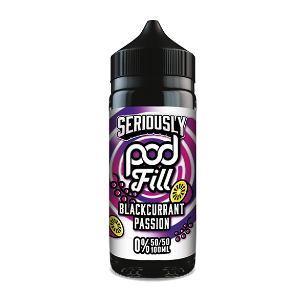 Seriously Pod Fill Blackcurrant Passion 100ml Shortfill E-Liquid