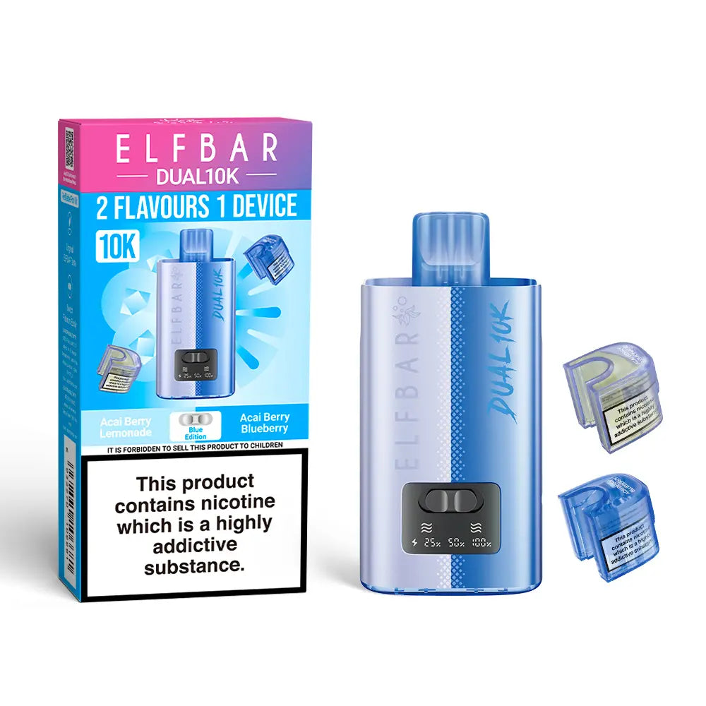 Elf Bar Dual 10K Blue Edition Disposable Vape