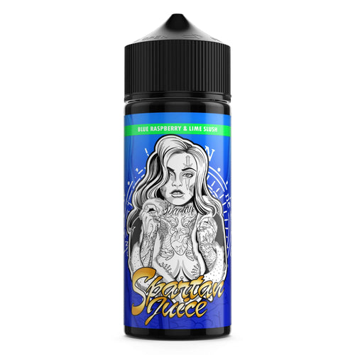 Blue Raspberry and Lime Vape Juice by Spartan Juice