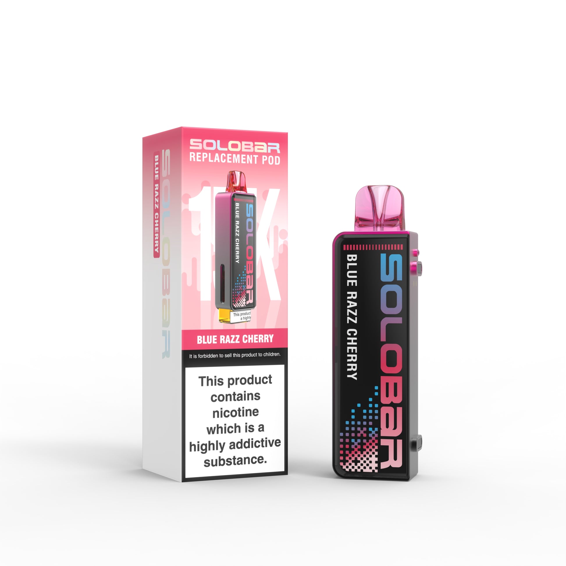 Blue Razz Cherry Solobar Boost 30K Prefilled Pod