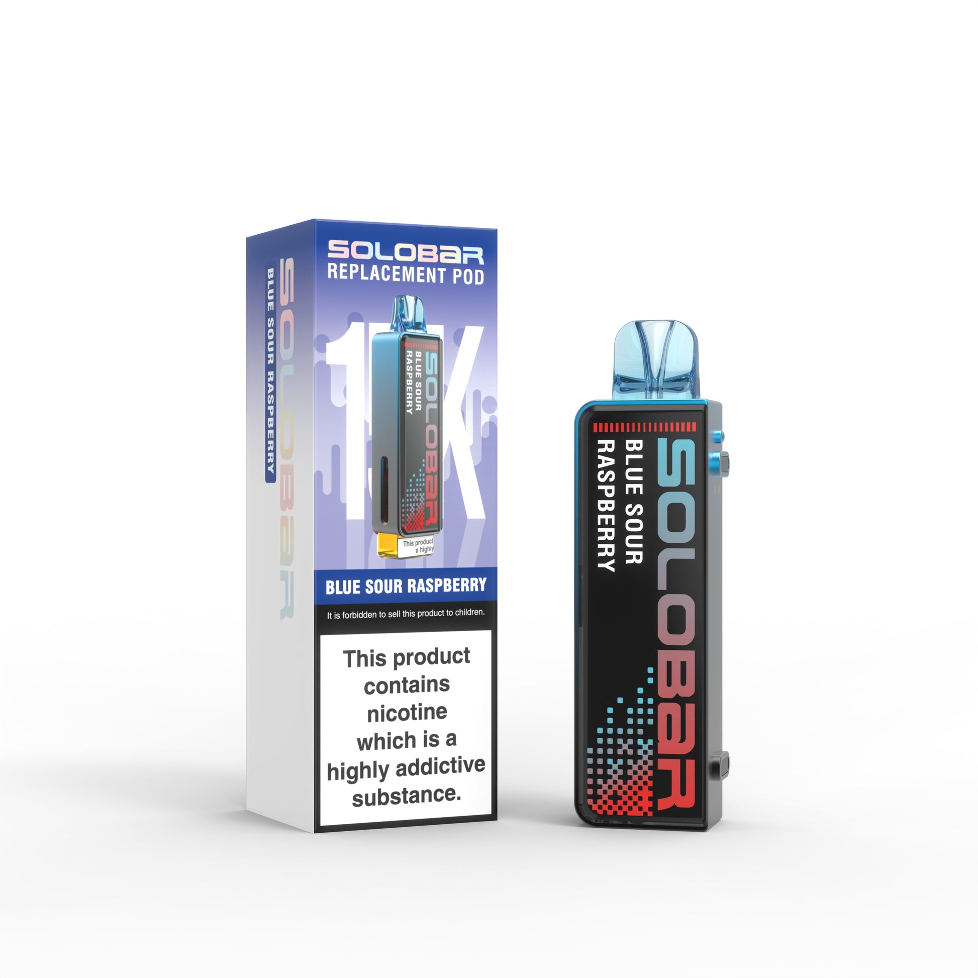 Blue Sour Raspberry Solobar Boost 30K Prefilled Pod