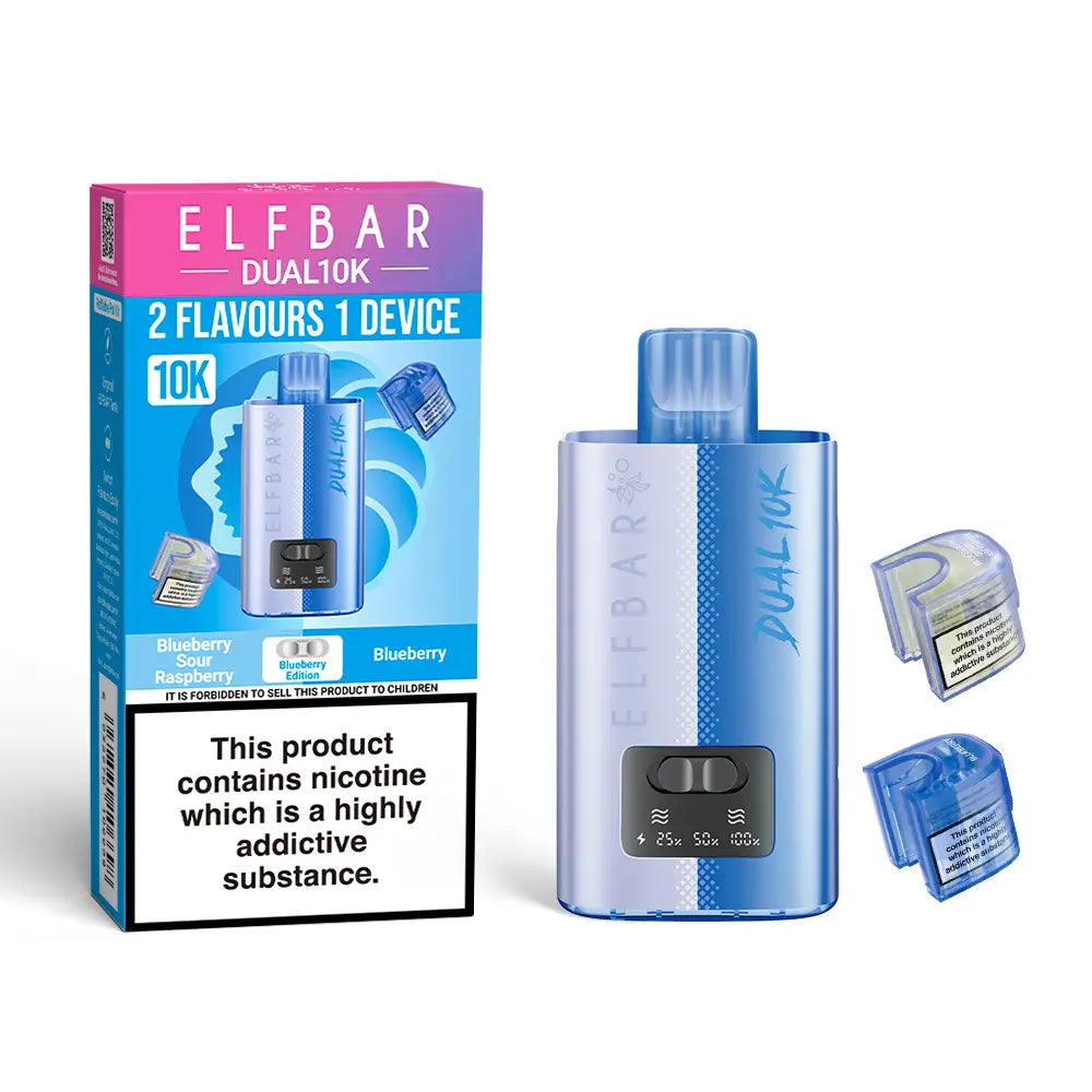 Elf Bar Dual 10K Blueberry Edition Disposable Vape