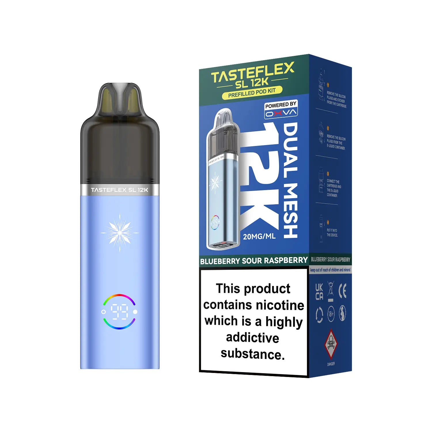 Blueberry Sour Raspberry OXVA Tasteflex SL 12K Pod Kit