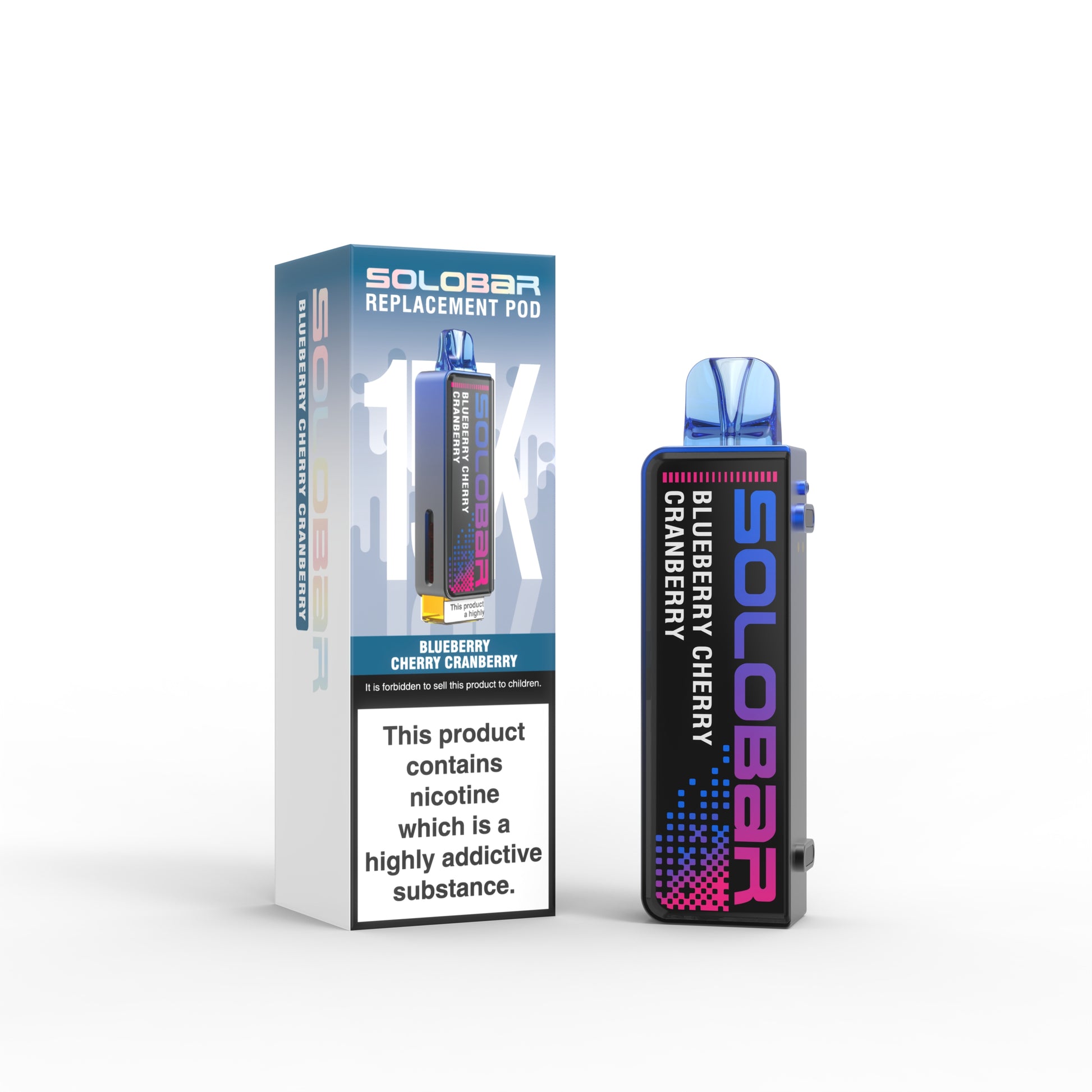 Blueberry Cherry Cranberry Solobar Boost 30K Prefilled Pod