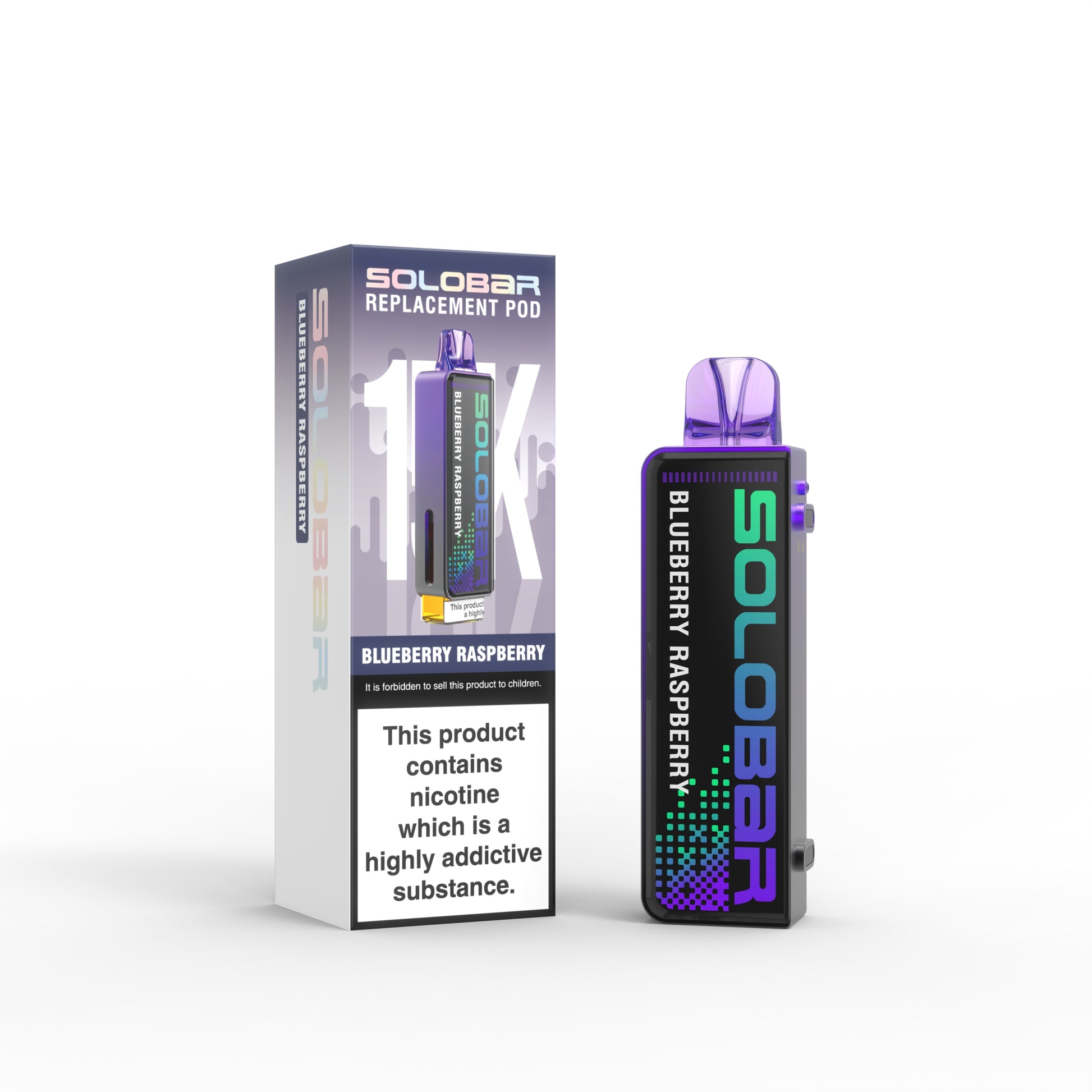 Blueberry Raspberry Solobar Boost 30K Prefilled Pod