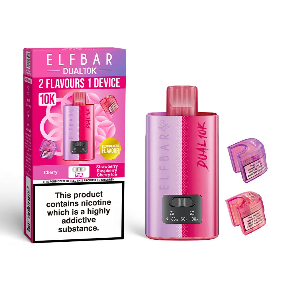 Elf Bar Dual 10K Cherry Edition Disposable Vape