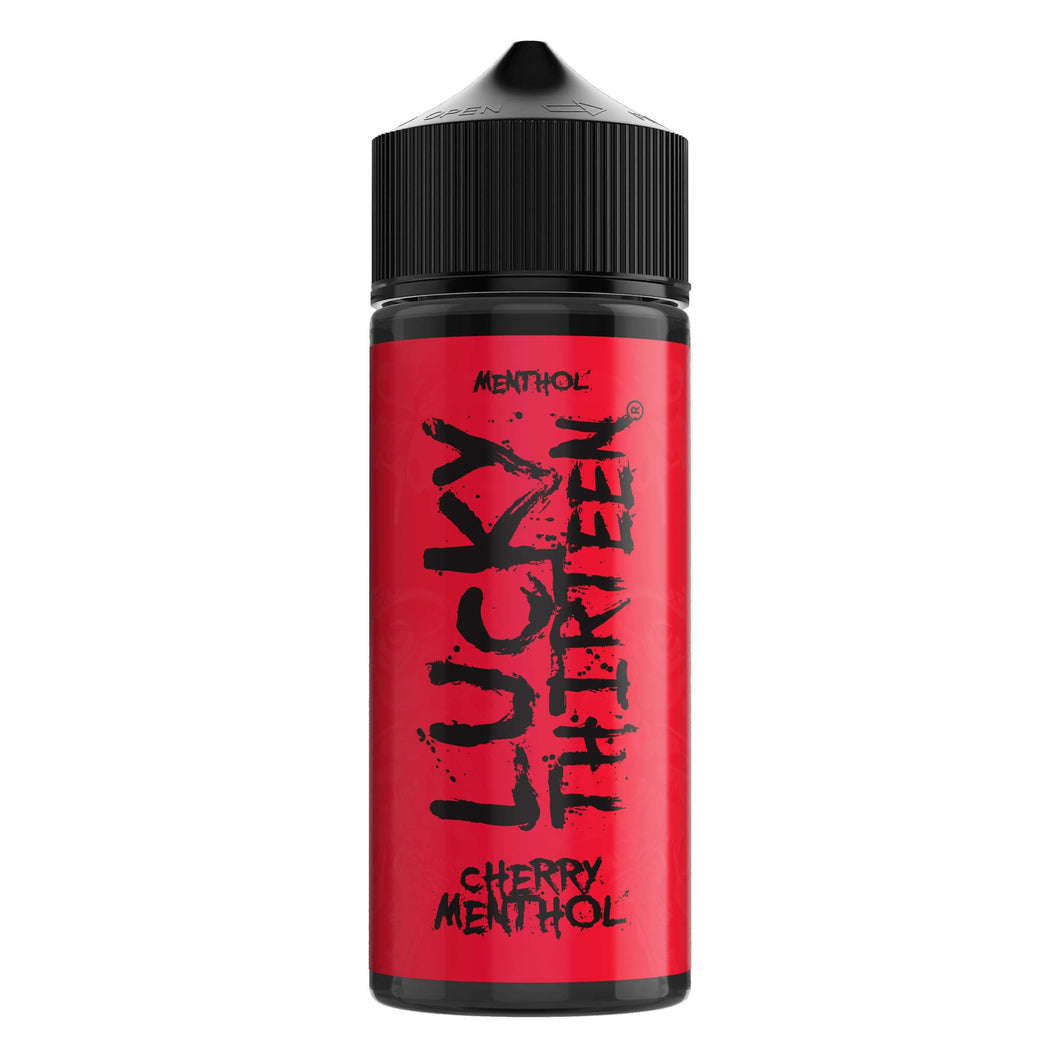 Cherry Menthol Vape Juice by Lucky Thirteen