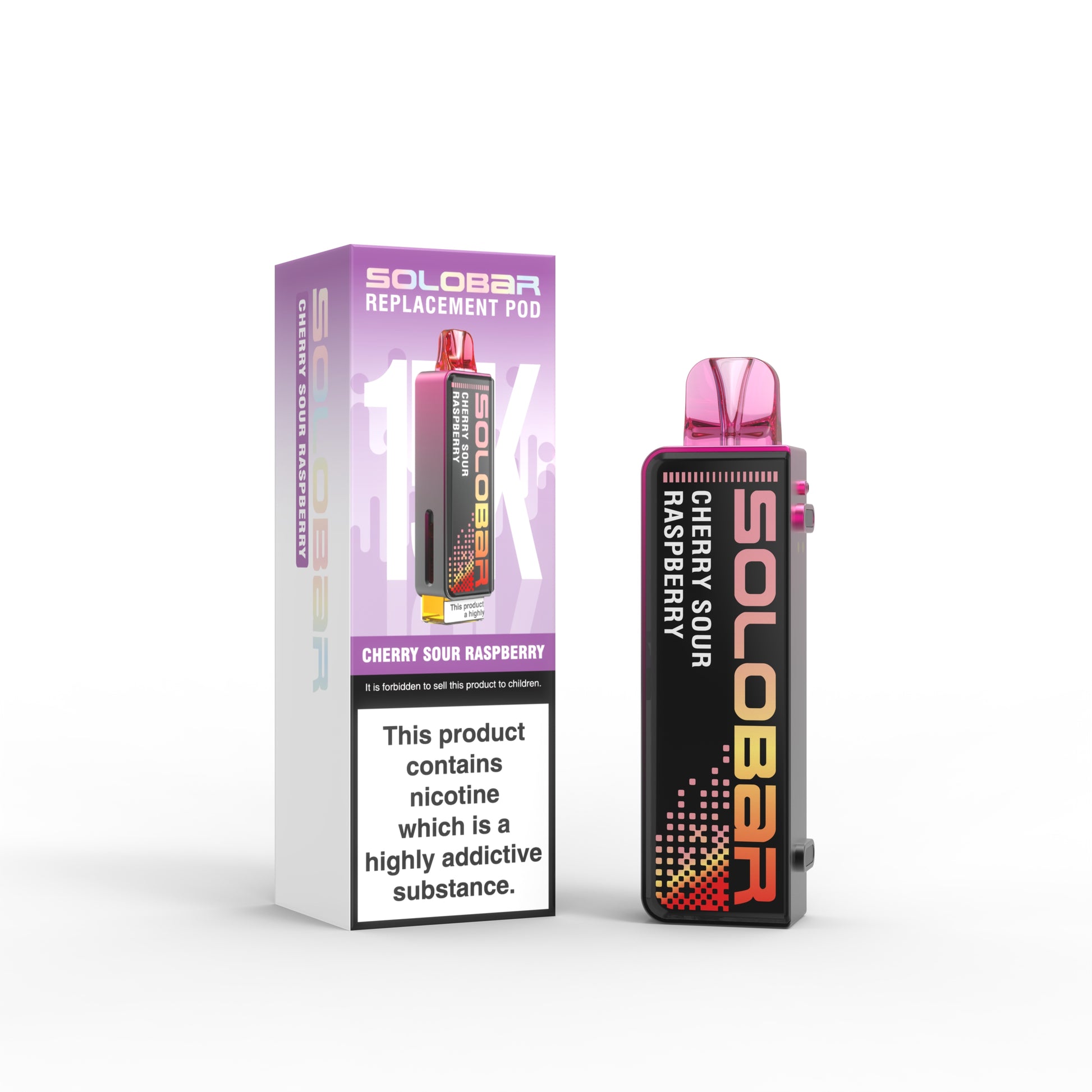 Cherry Sour Raspberry  Solobar Boost 30K Prefilled Pod