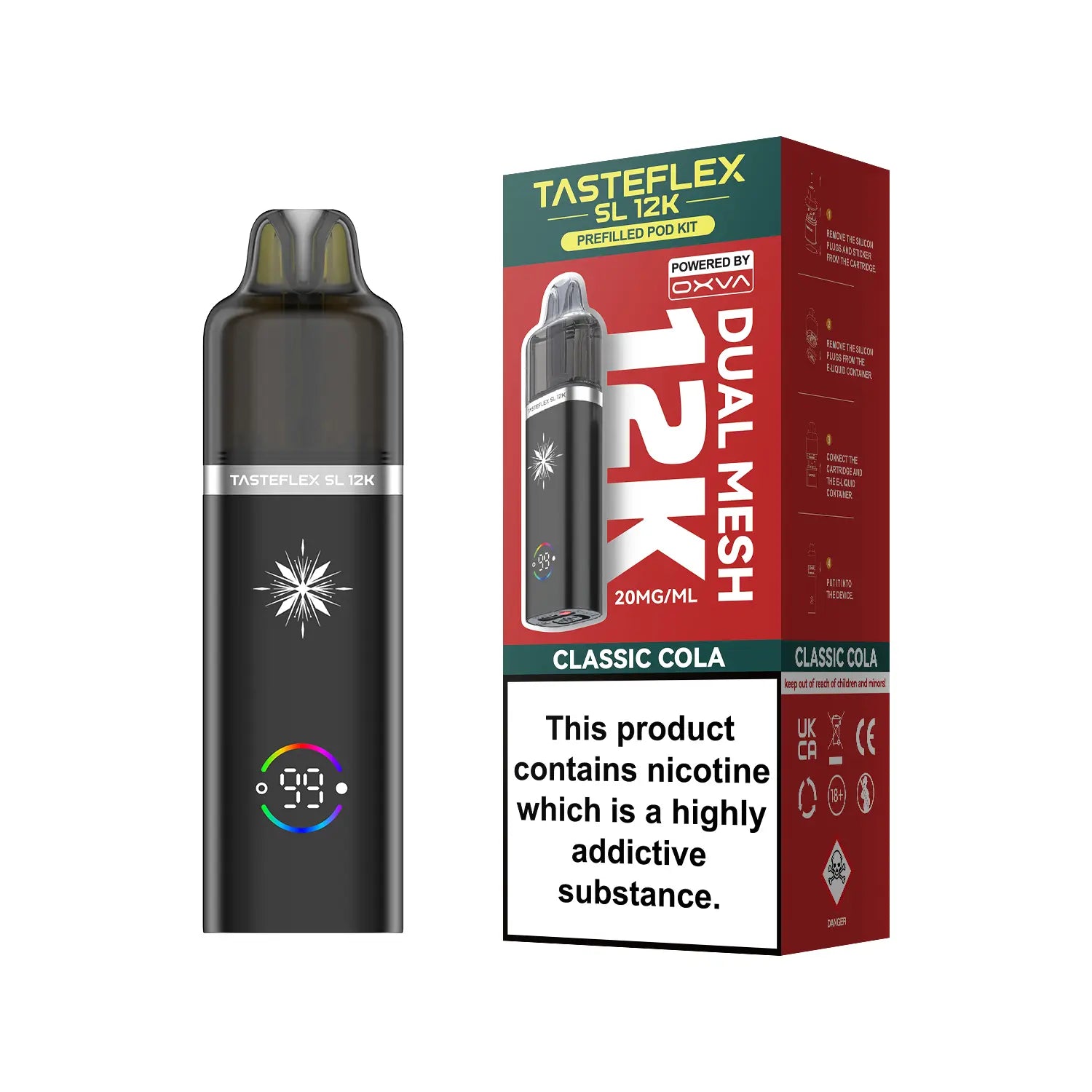 Classic Cola OXVA Tasteflex SL 12K Pod Kit