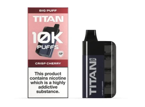 Titan 10K Crisp Cherry Disposable Vape