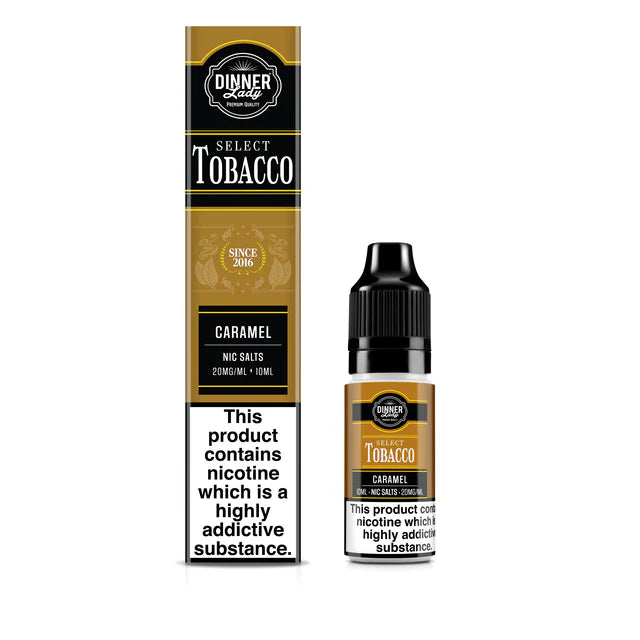 Caramel Dinner Lady Select Tobacco Nic Salts